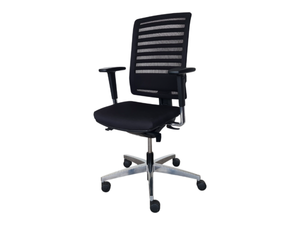 Viasit Linea Bürodrehstuhl Netz / Stoff / Schwarz