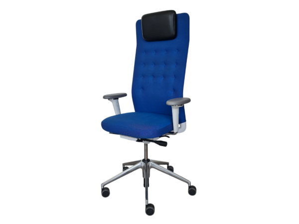 Vitra ID Trim L Bürodrehstuhl Stoff / Blau