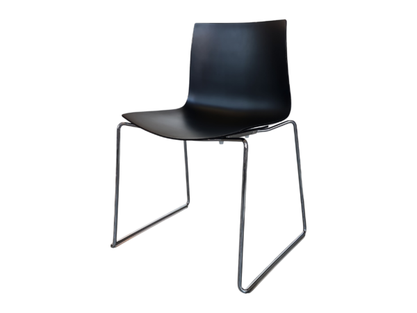 Arper CATIFA 46 Besucherstuhl Schwarz