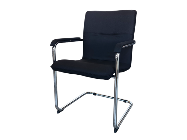 Delta-V Freischwinger Stoff / schwarz