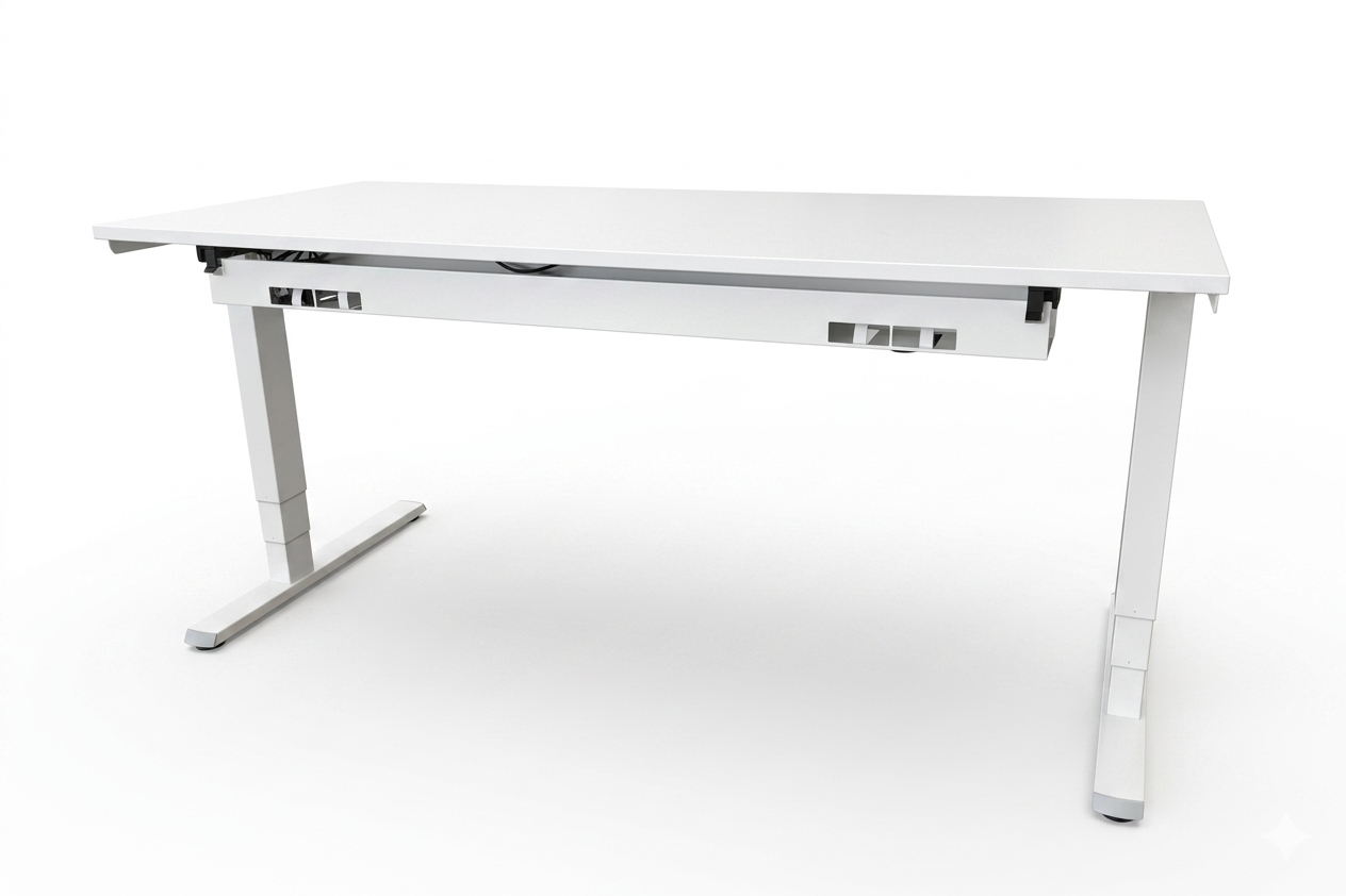 Haworth® TC600 C elektr. höhenverstellbar 180x80 cm / weiß – Bild 2