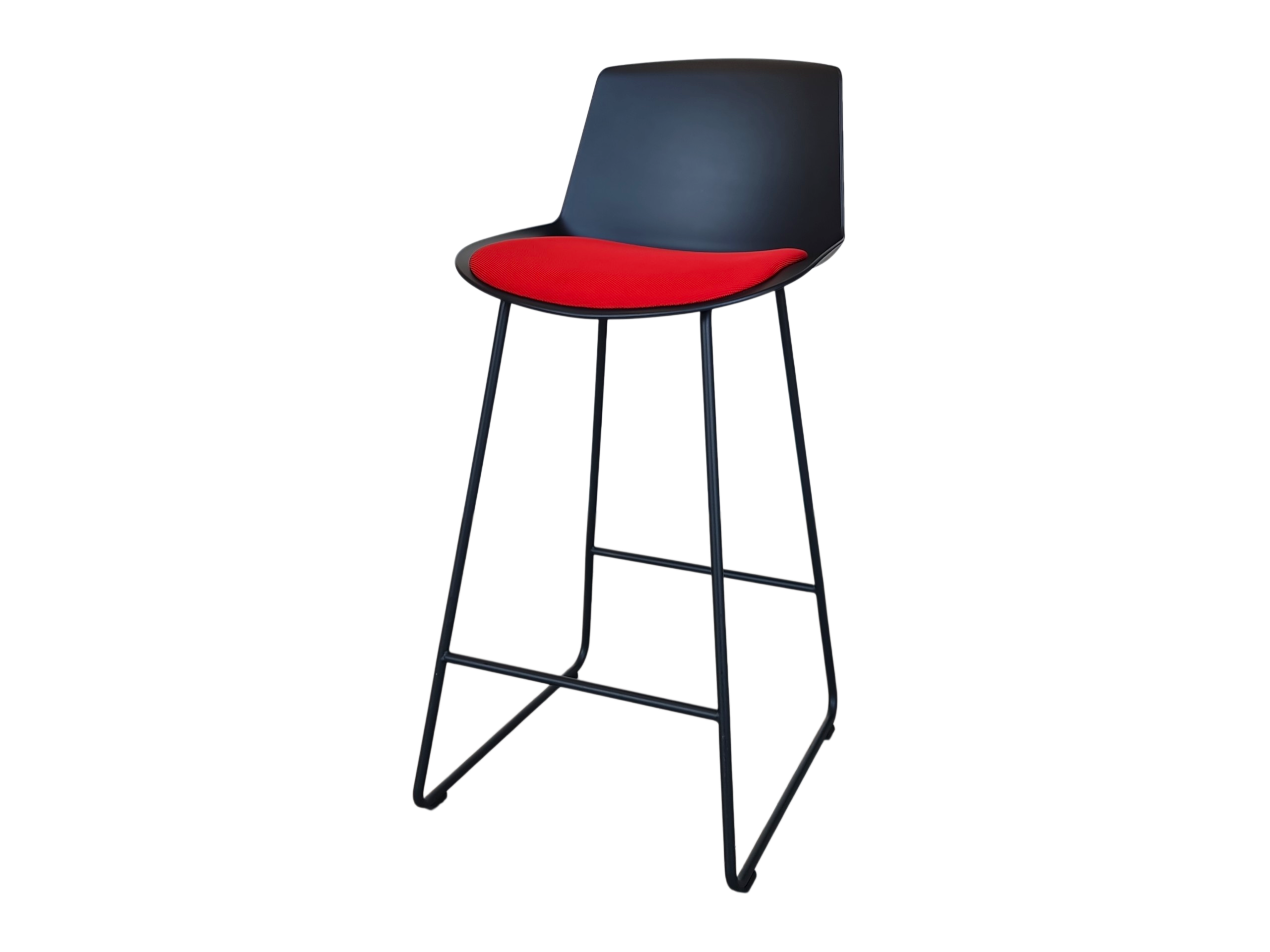 Actiu Noom 40 Barhocker schwarz / rot – Bild 2