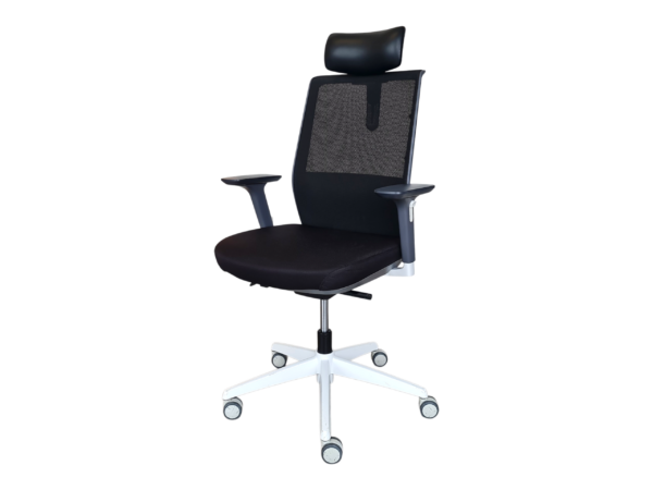 Strategio Bürodrehstuhl / Stoff / Netz / Schwarz