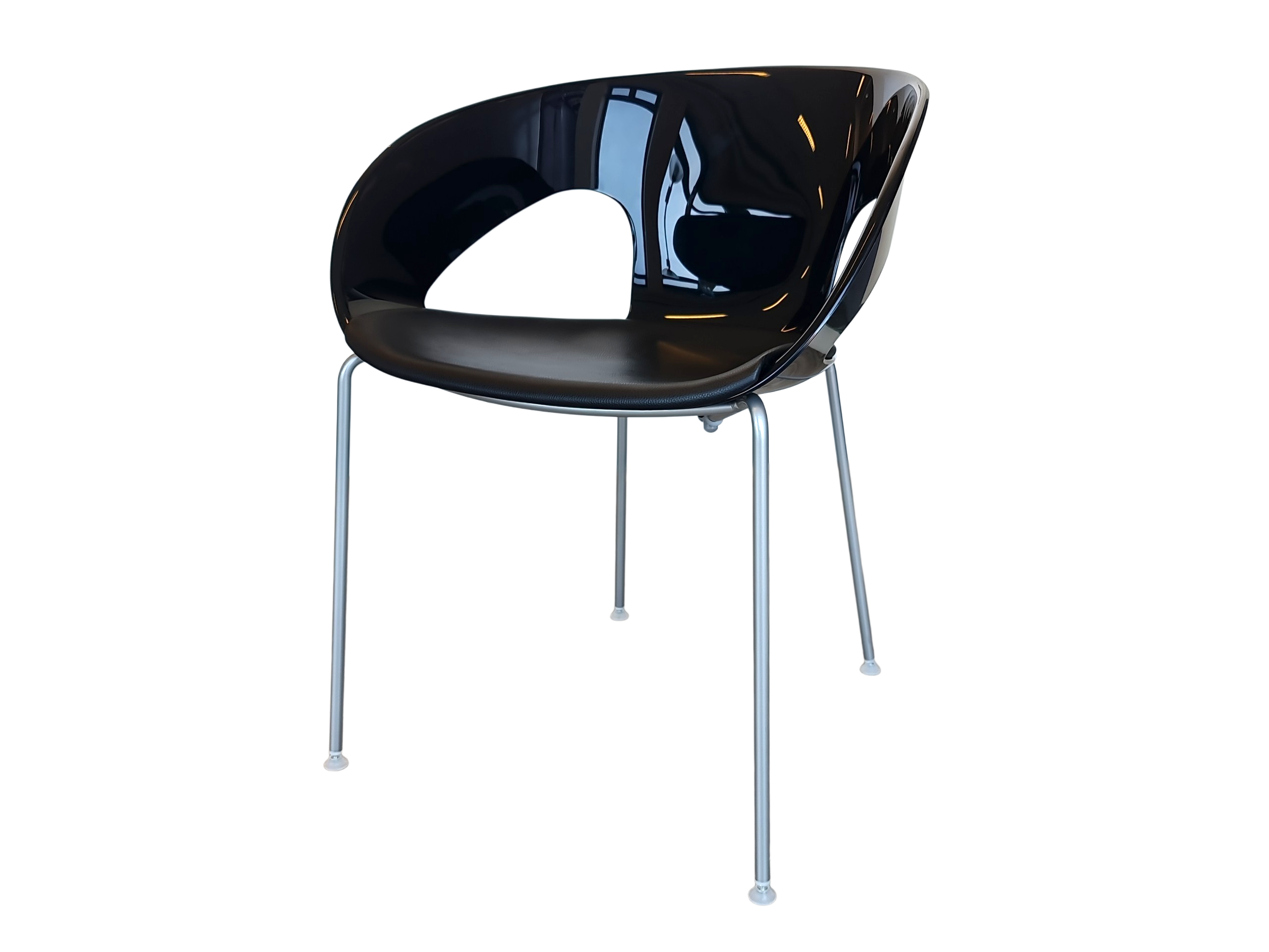 Kastel Schalenstuhl Krizia / schwarz – Bild 2