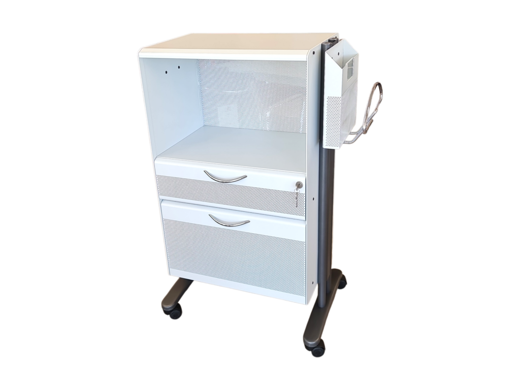 Metall Caddy / lichtgrau