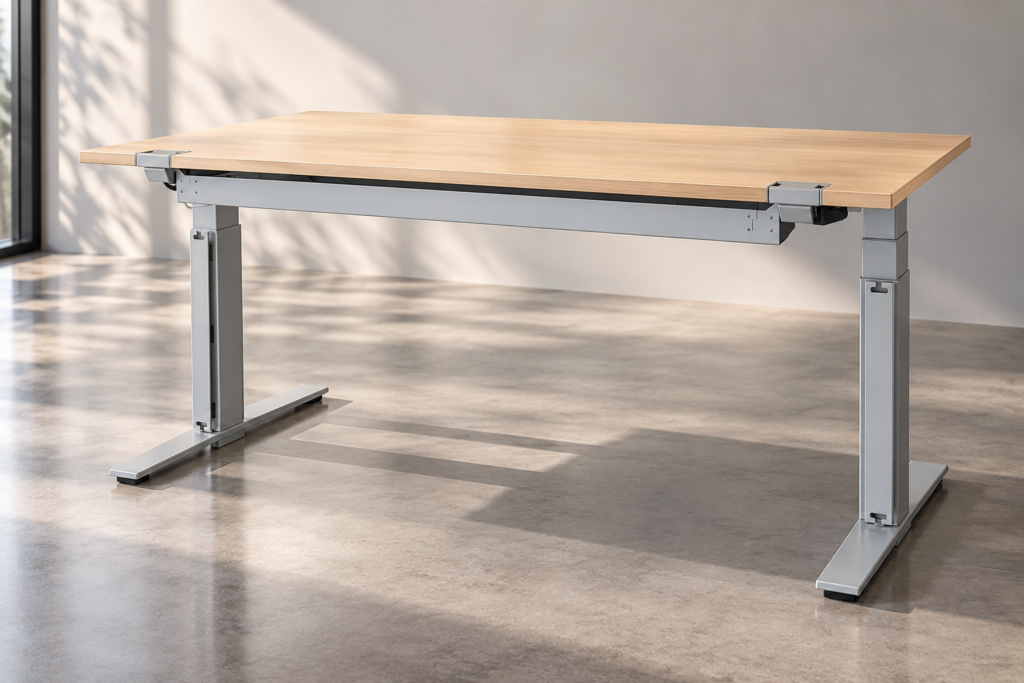TALO.S elektr. höhenverstellbar / Holzdekor 160 x 80cm