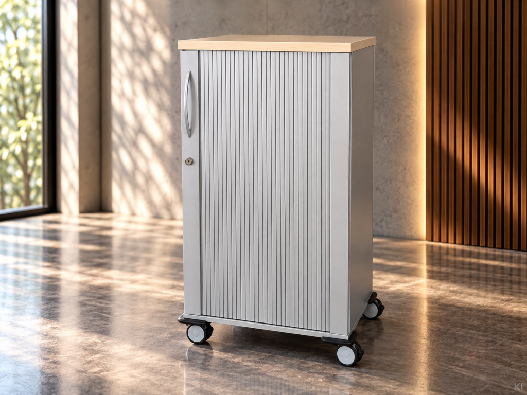 ECO.S Mobil Rolladen-Caddy / silbergrau