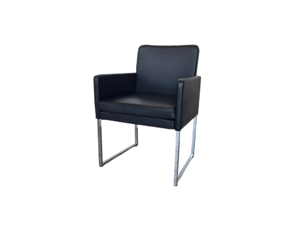 Hülsta Dining Chair D13-21 Leder / schwarz