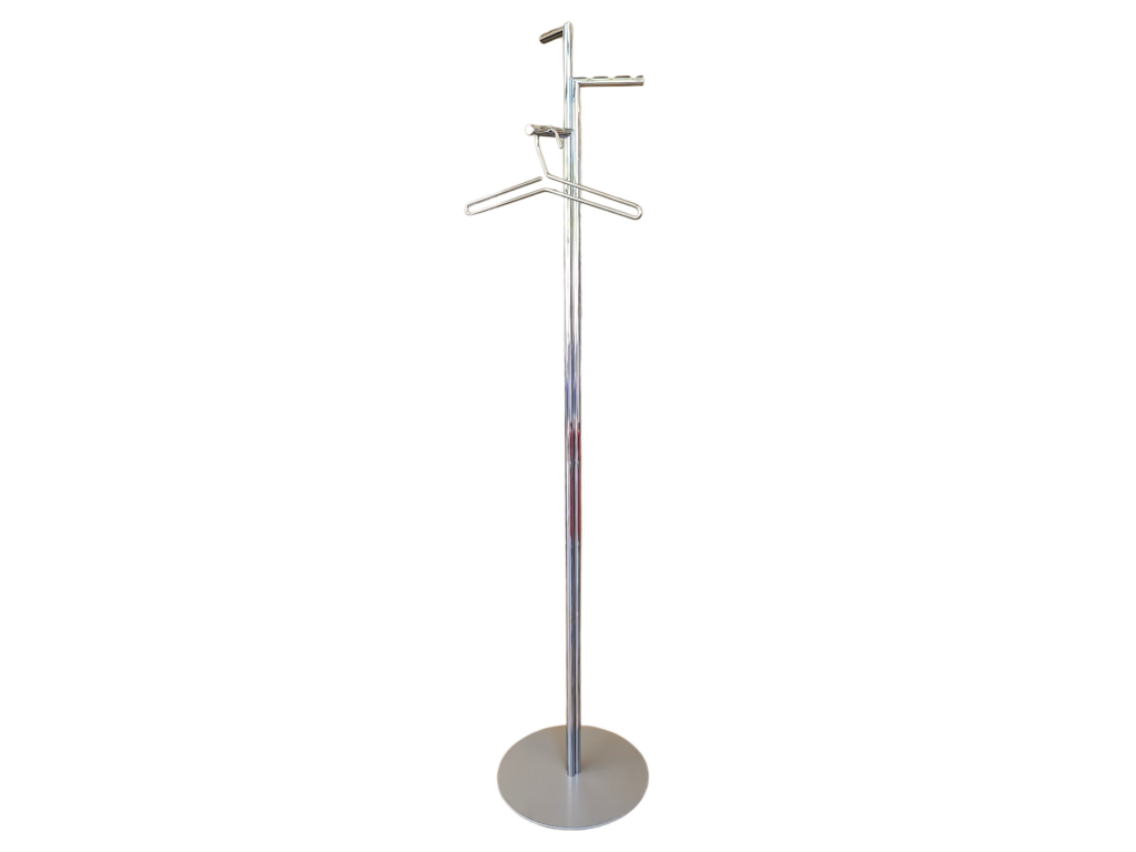 3-Arm Edelstahl Garderobenständer