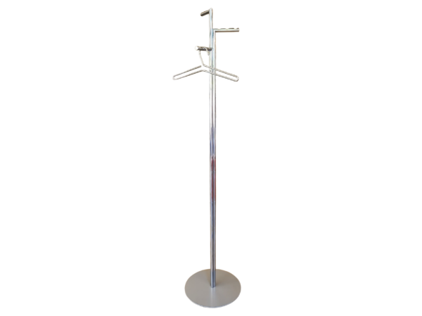 3-Arm Edelstahl Garderobenständer