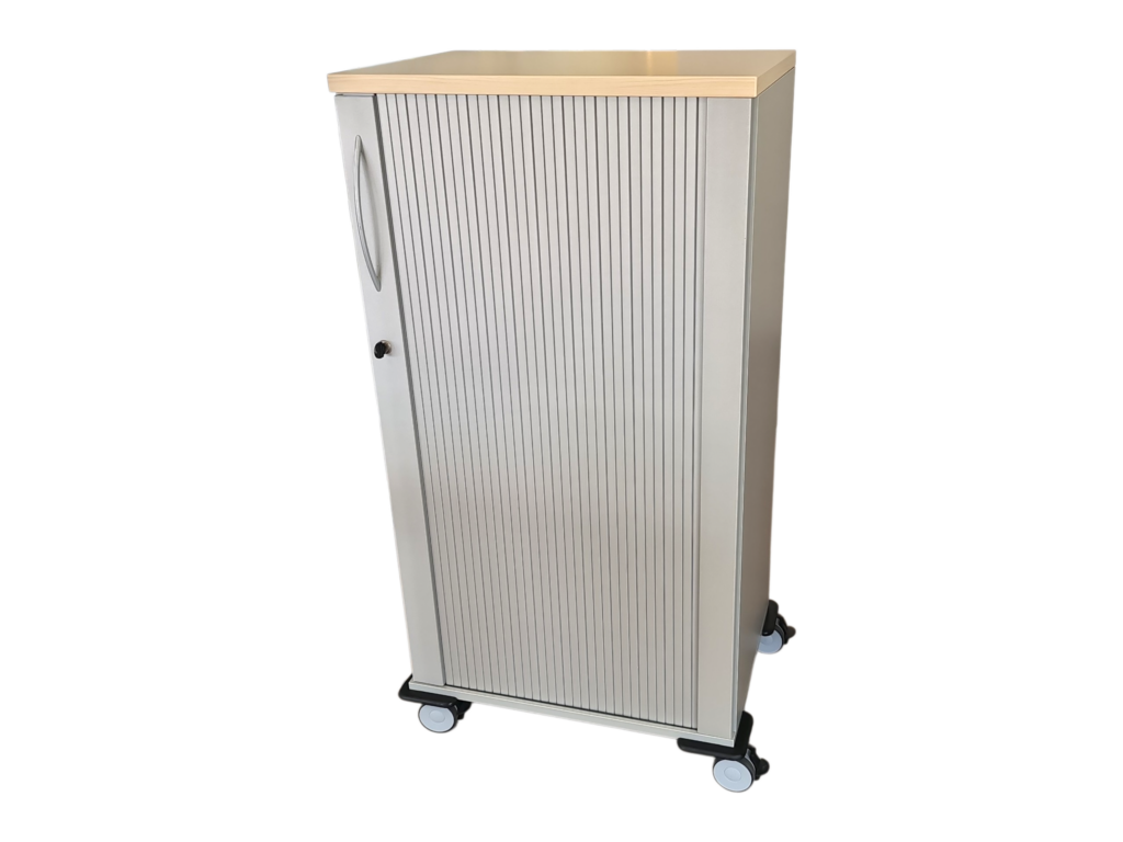 ECO.S Mobil Rolladen-Caddy / silbergrau