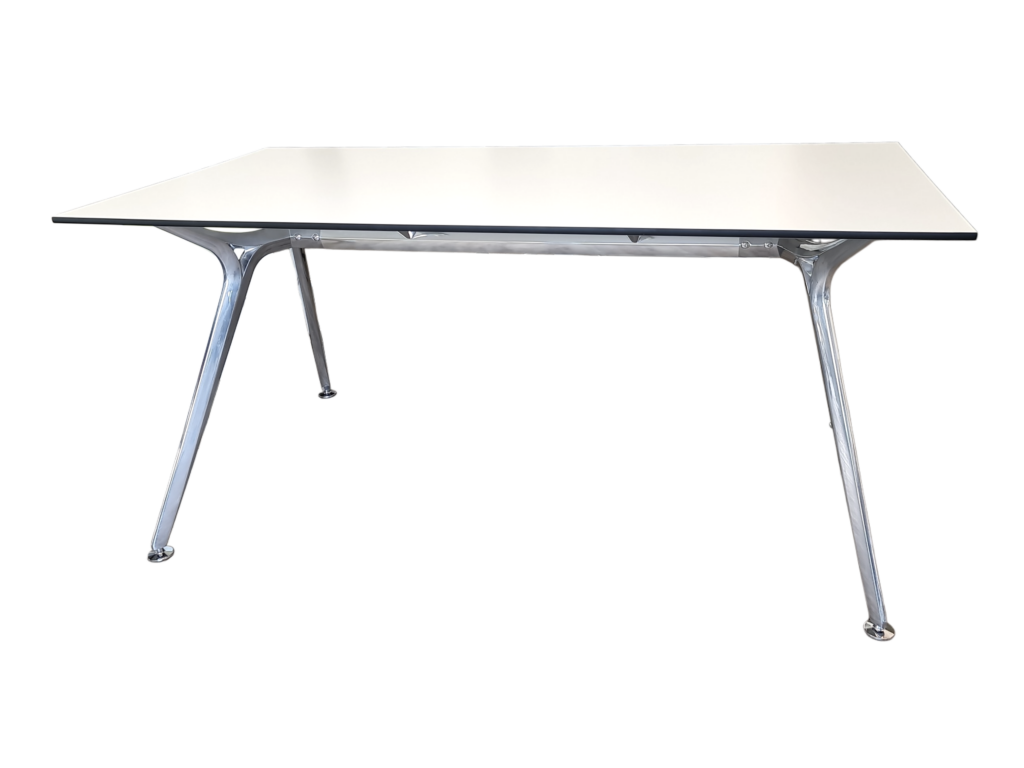 ACTIU Arkitek Schreibtisch Kunstharz / Weiß 160 x 80 cm