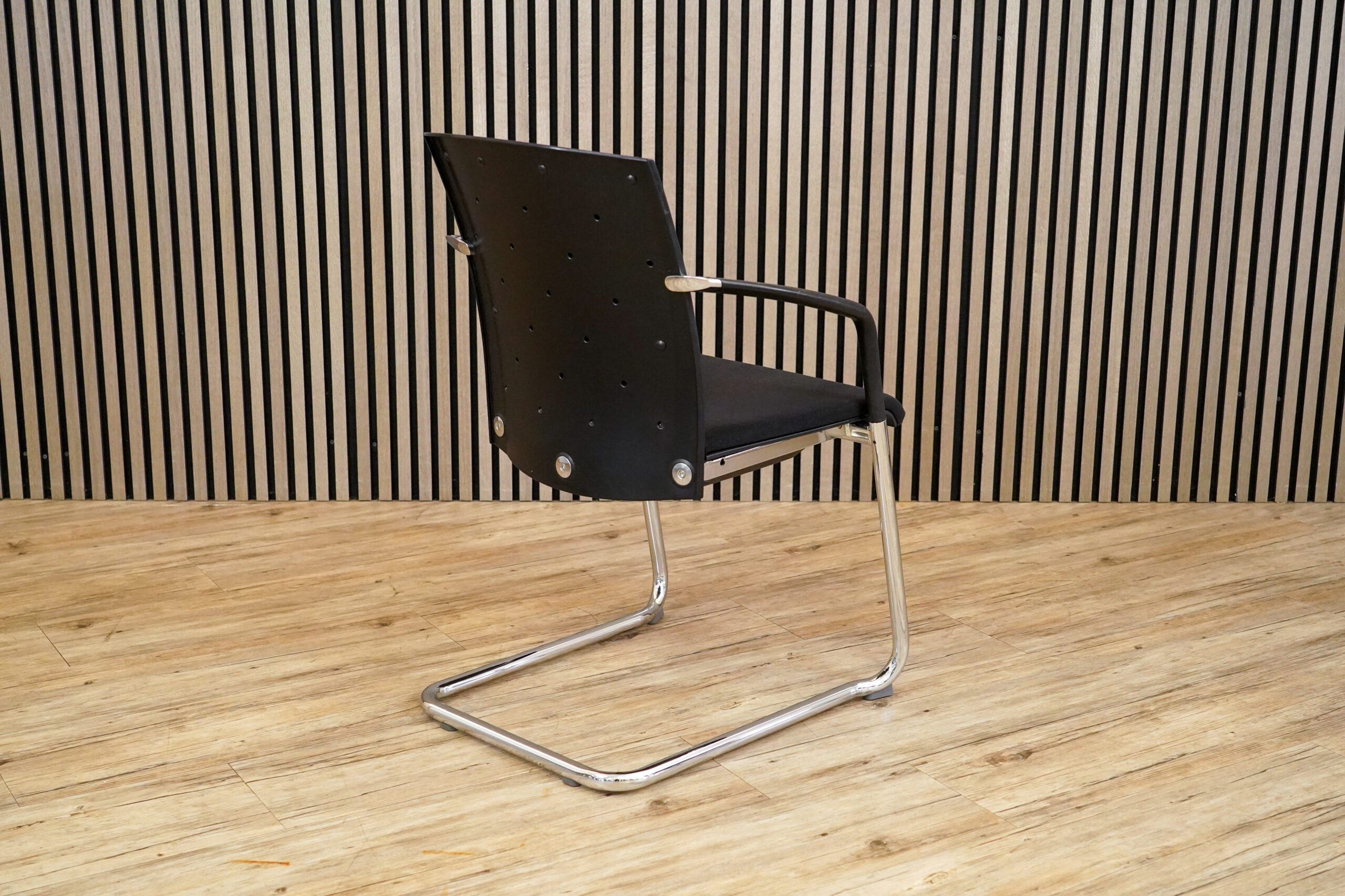Tensa Freischwinger Stoff / Schwarz – Bild 5