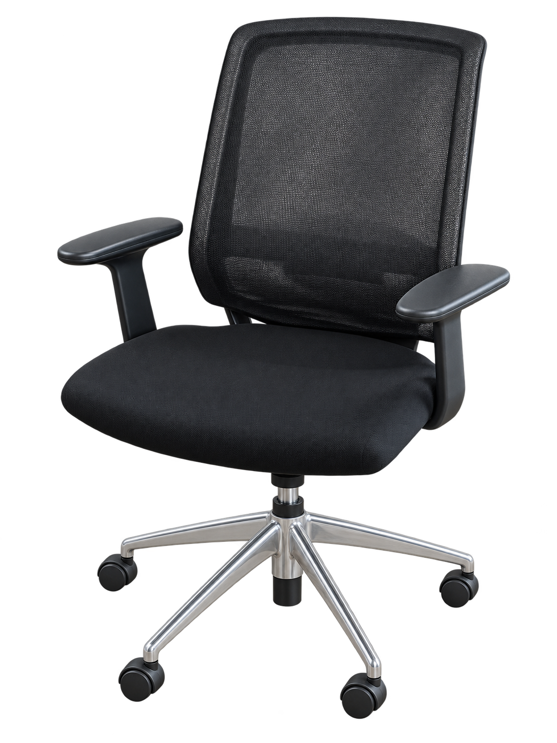 Vitra Meda Chair Bürodrehstuhl Netz / Stoff/ Schwarz