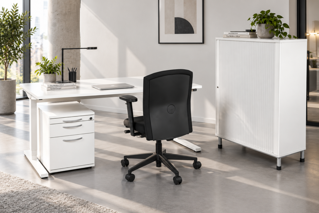 Elektr. Höhenverstellbares Arbeitsplatz-Set