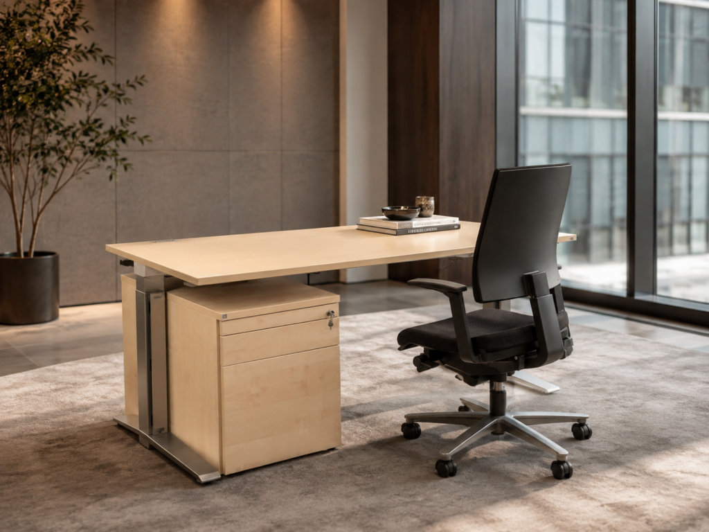 Elektr. Höhenverstellbares Arbeitsplatz-Set