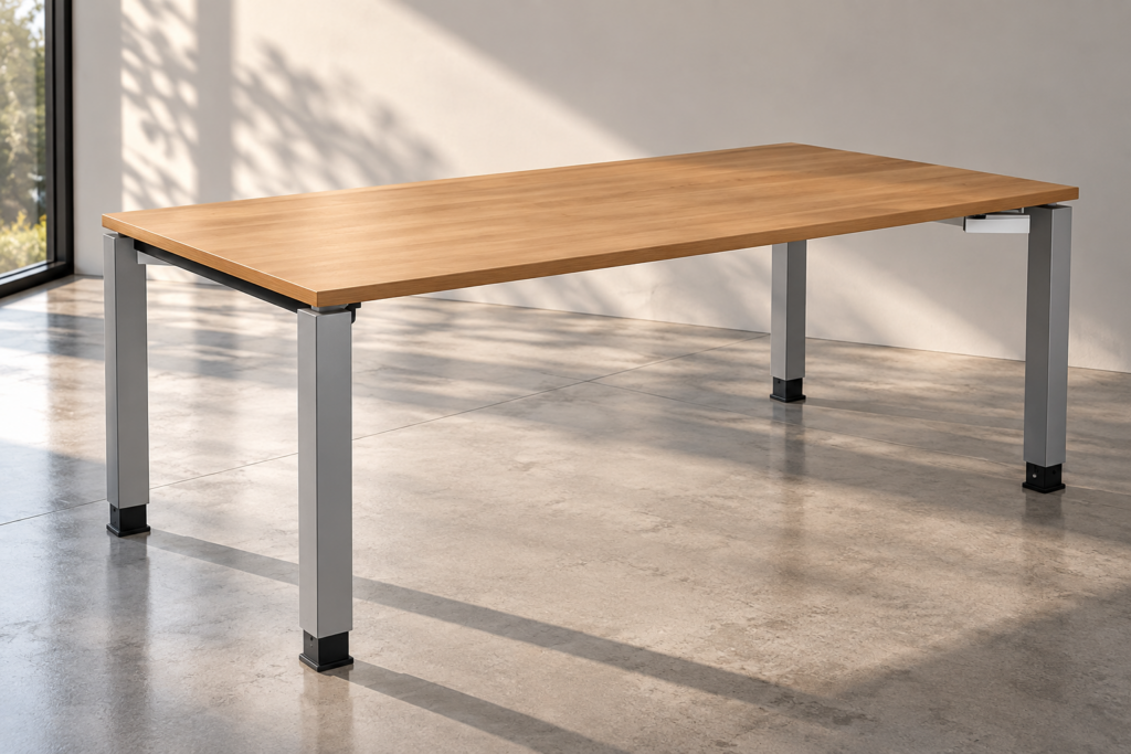 fm Büromöbel höhenverstellbar 180x80 cm / holzdekor