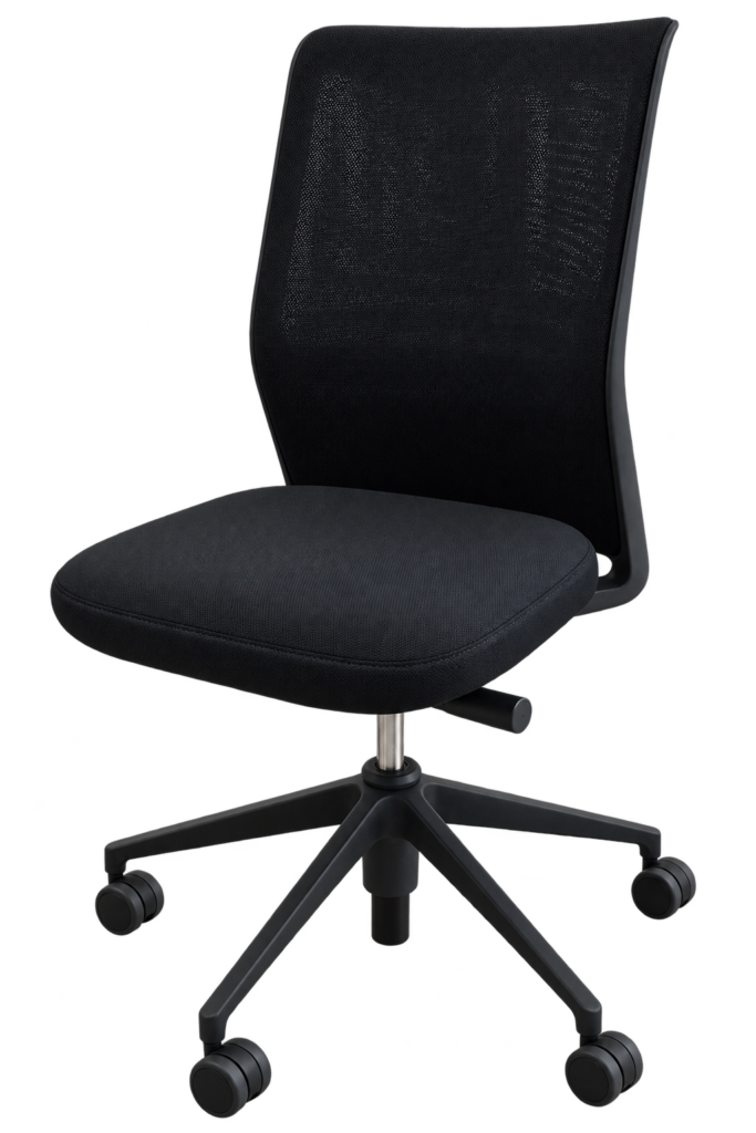 Vitra ID Mesh Bürodrehstuhl Stoff / Schwarz